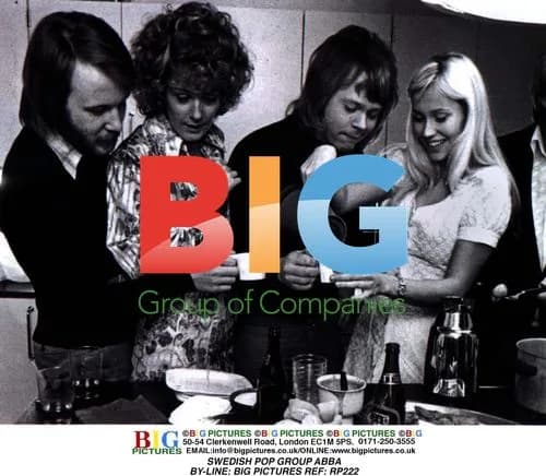 ABBA Pop Group Photographed
