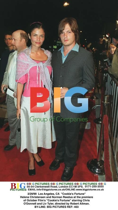 Helena Christensen and Norman Reedus at "Cookie's Fortune" premiere