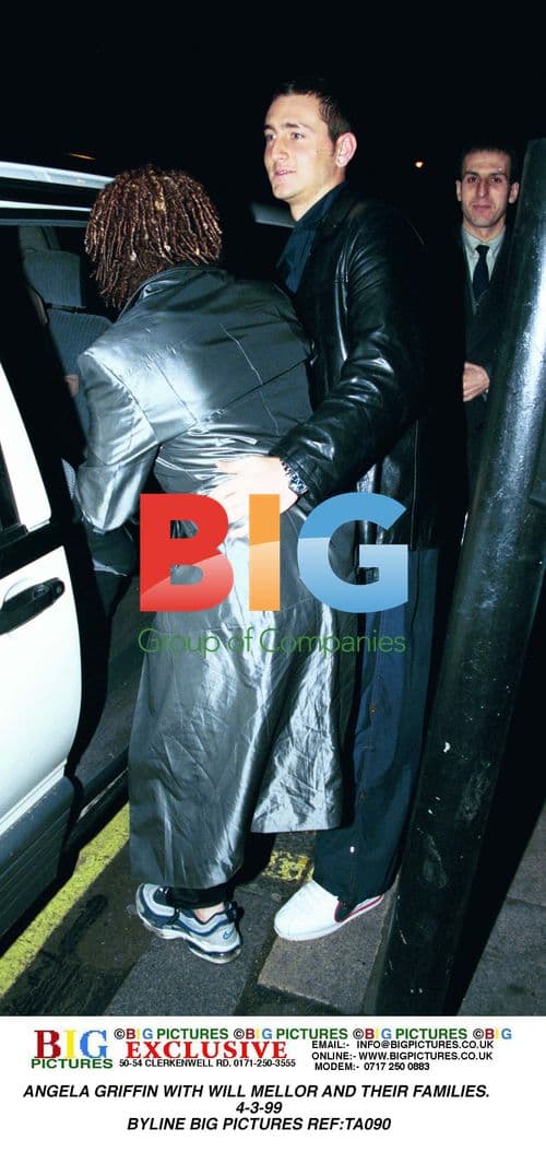 Angela Griffin with Will Mellor and families