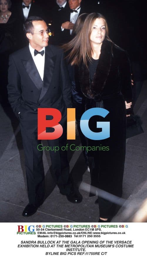 Sandra Bullock at Versace Exhibition Gala