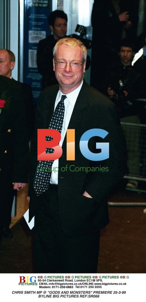 Chris Smith MP at "Gods and Monsters" Premiere