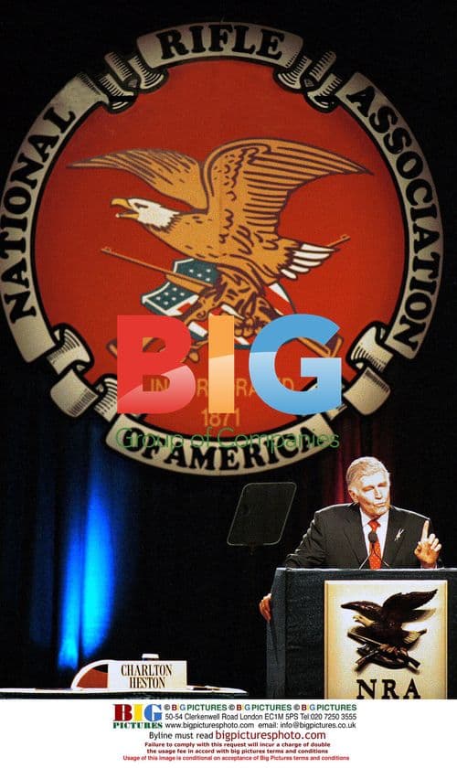 Charlton Heston Speaks at NRA Convention