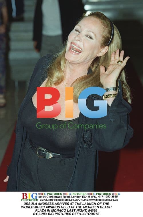 Ursula Andress at World Music Awards
