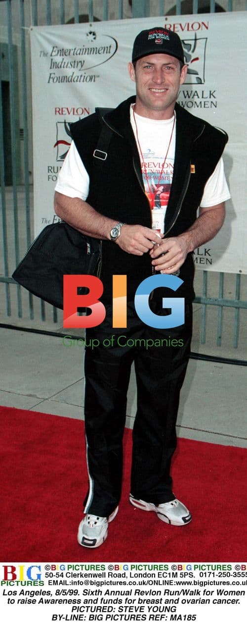 STEVE YOUNG at Revlon Run/Walk for Women