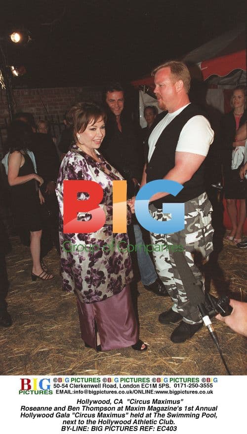 Roseanne and Ben Thompson at Maxim Gala