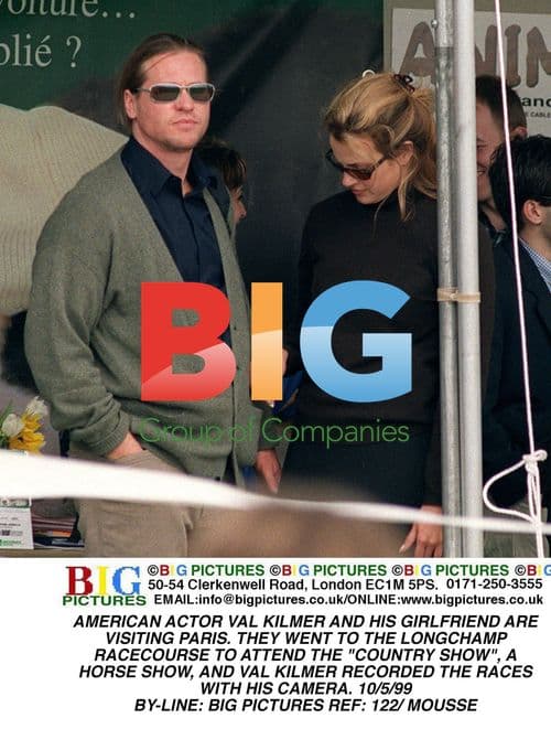 Val Kilmer and Girlfriend at Paris Horse Show