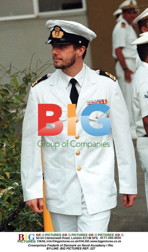 Crownprince Frederik of Denmark on Naval Accademy i Rio