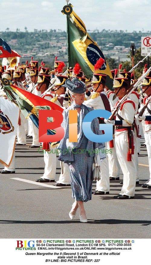 Queen Margrethe II visit to Brazil