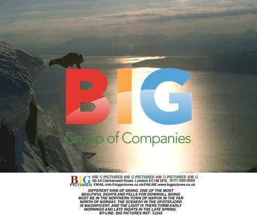 Skiing in Narvik, Norway