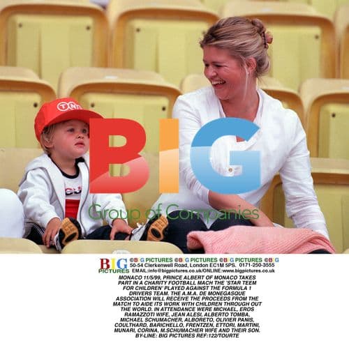 Prince Albert Plays Charity Football Match