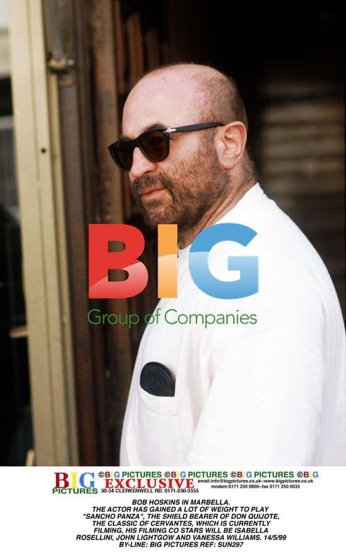 Bob Hoskins as Sancho Panza in Marbella