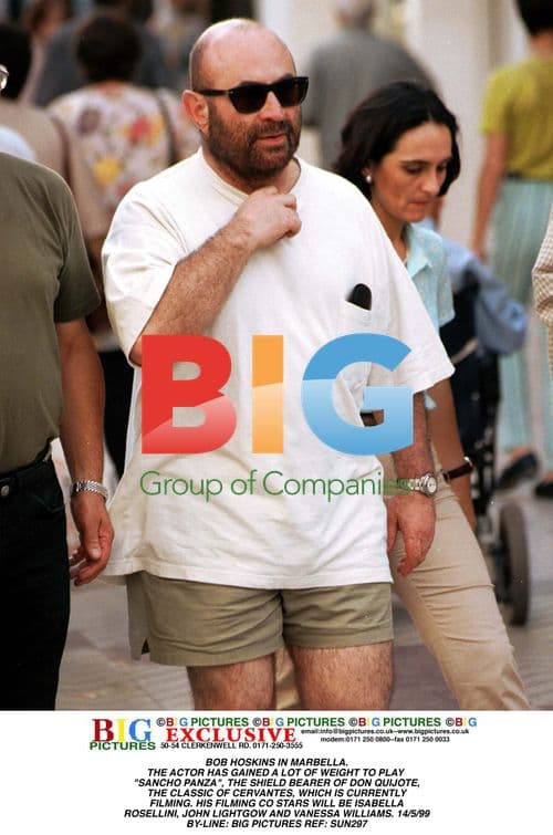 Bob Hoskins as Sancho Panza in Marbella