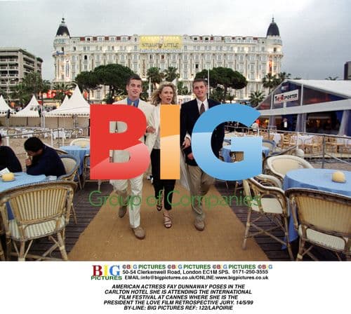 Fay Dunnaway at Cannes Film Festival