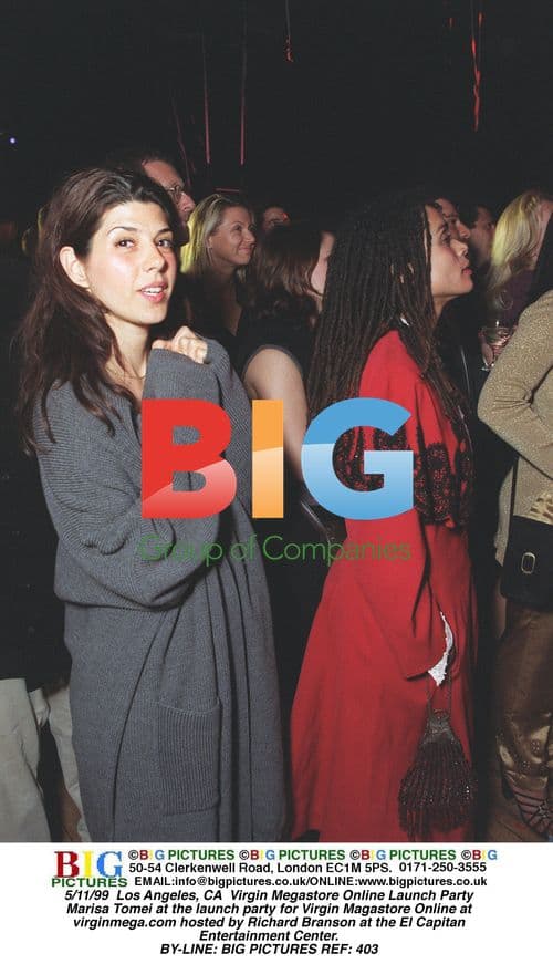 Marisa Tomei at Virgin Megastore Online Launch