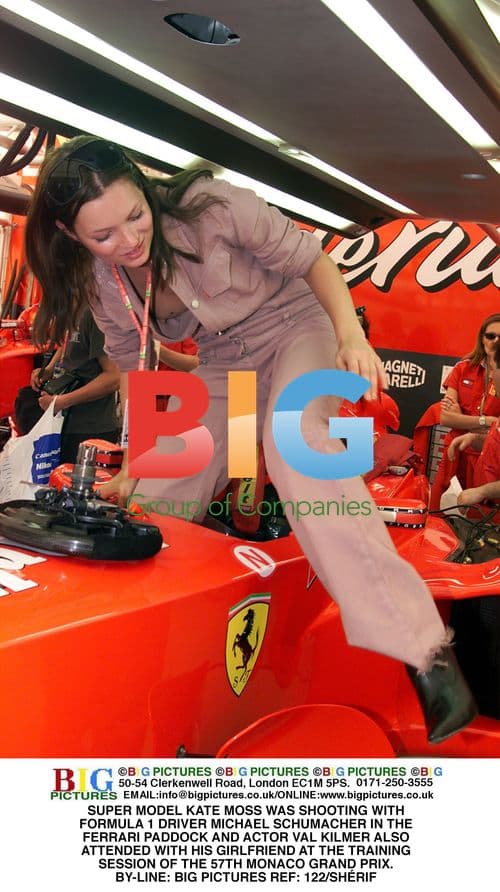 Kate Moss, Schumacher, Kilmer at Monaco GP