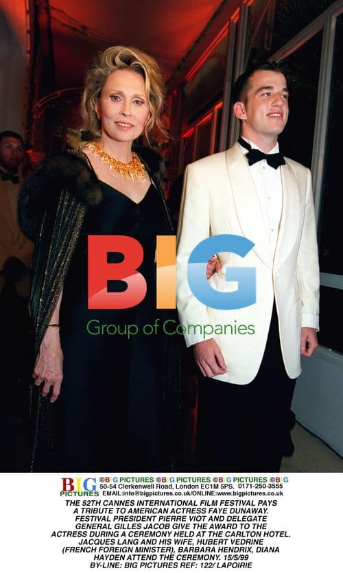 Faye Dunaway Honored at Cannes Film Festival