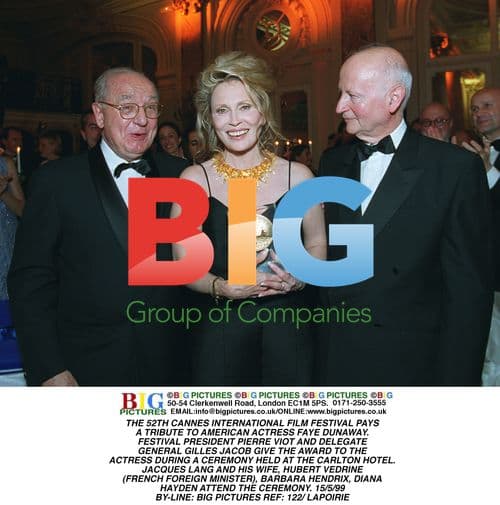 Faye Dunaway Awarded at Cannes Film Festival