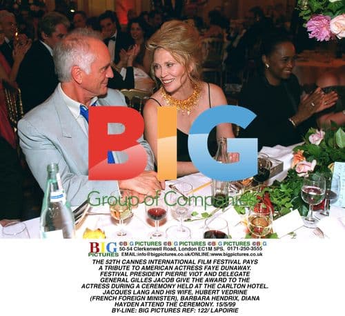 Faye Dunaway Honored at Cannes Film Festival
