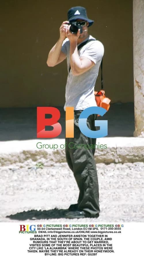 Brad Pitt and Jennifer Aniston in Granada, Spain
