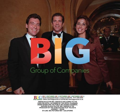 Mel Gibson Welcomed to Carlton Hotel in Cannes