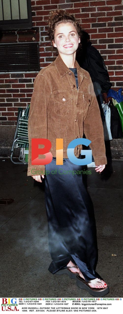 Keri Russell outside Letterman Show in NYC