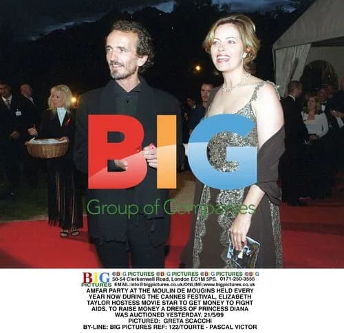 AMFAR Party at Moulin de Mougins, Cannes 1999
