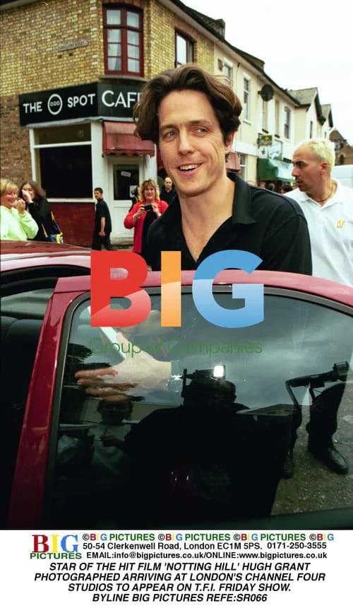 Hugh Grant at Channel Four Studios