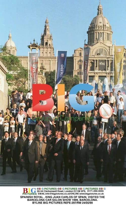 King Juan Carlos at Barcelona Car Salon 1999