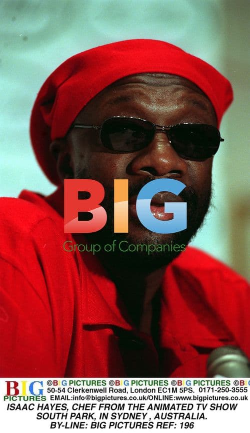 Isaac Hayes, "South Park" Chef, in Sydney