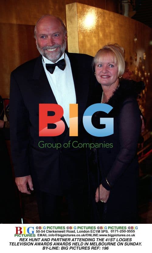 REX HUNT AND PARTNER AT 41ST LOGIES AWARDS