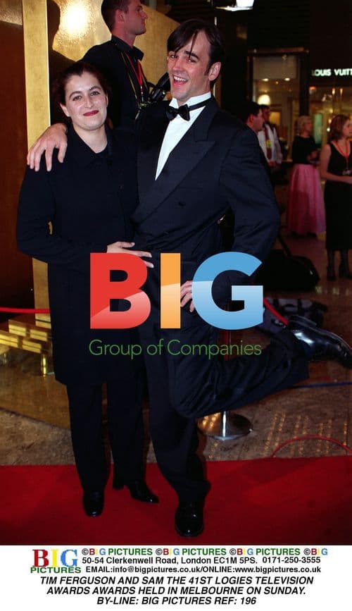 Tim Ferguson and Sam at 41st Logies Awards