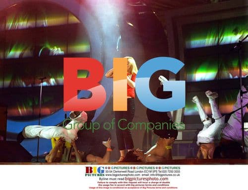 Geri Halliwell at Festivalbar Concert in Italy