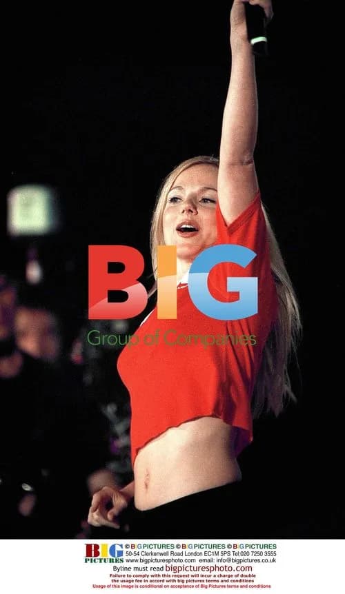 Geri Halliwell at Festivalbar Concert in Italy