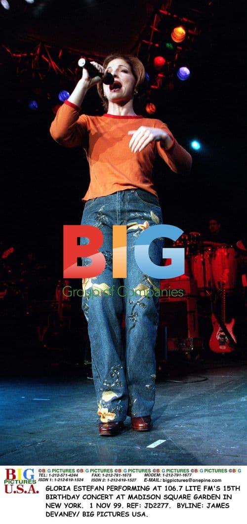 Gloria Estefan performs at 106.7 Lite FM's concert