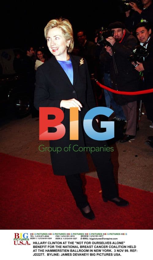 Hillary Clinton at "Not For Ourselves Alone" Benefit