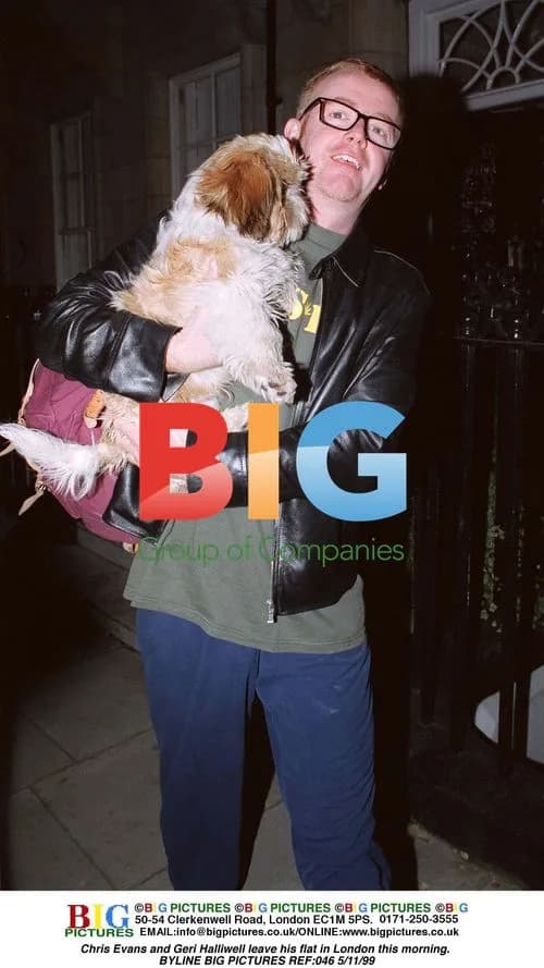 Chris Evans and Geri Halliwell leave flat