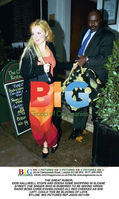 Geri Halliwell Shopping in Sloane Street