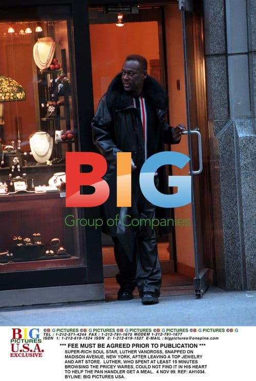 Luther Vandross Shopping in New York