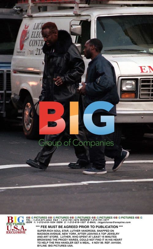 Luther Vandross Spotted Shopping in NY