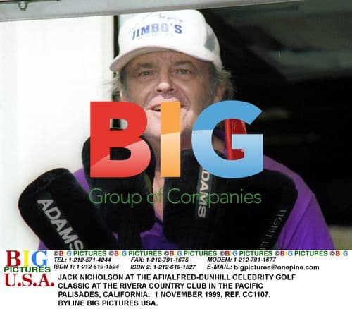 JACK NICHOLSON AT CELEBRITY GOLF CLASSIC