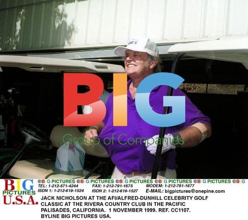 Jack Nicholson at AFI/Alfred-Dunhill Golf Classic