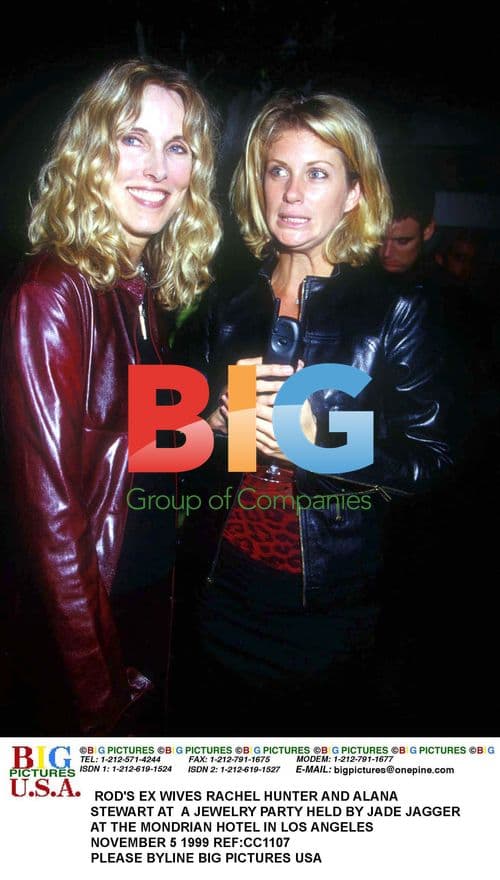 Rod's Ex Wives at Jade Jagger Jewelry Party