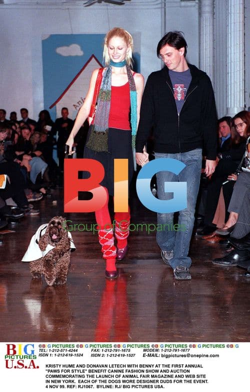 Kristy Hume and Donavan Leitch at Canine Fashion Show