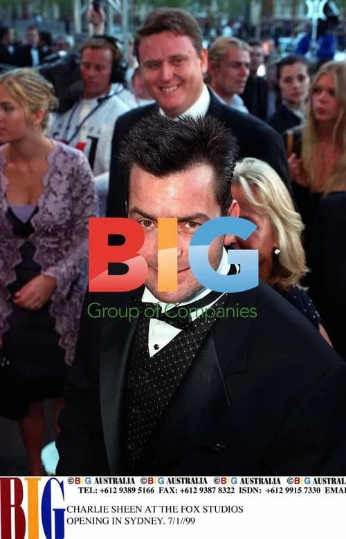 Charlie Sheen at FOX Studios Opening in Sydney