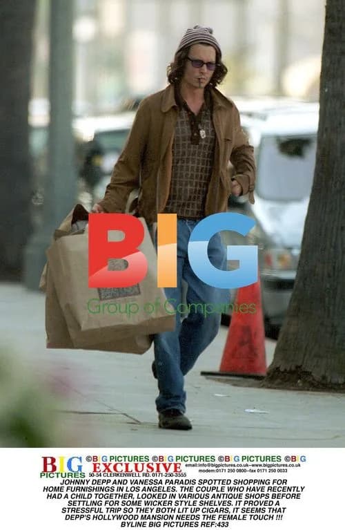 JOHNNY DEPP AND VANESSA PARADIS SHOP FOR HOME FURNISHINGS