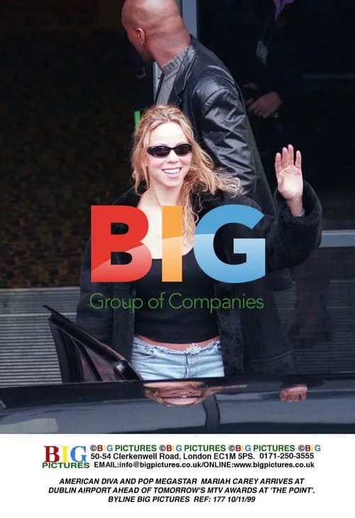 Mariah Carey Arrives at Dublin Airport