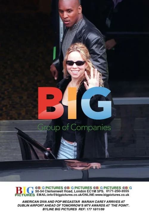Mariah Carey Arrives at Dublin Airport
