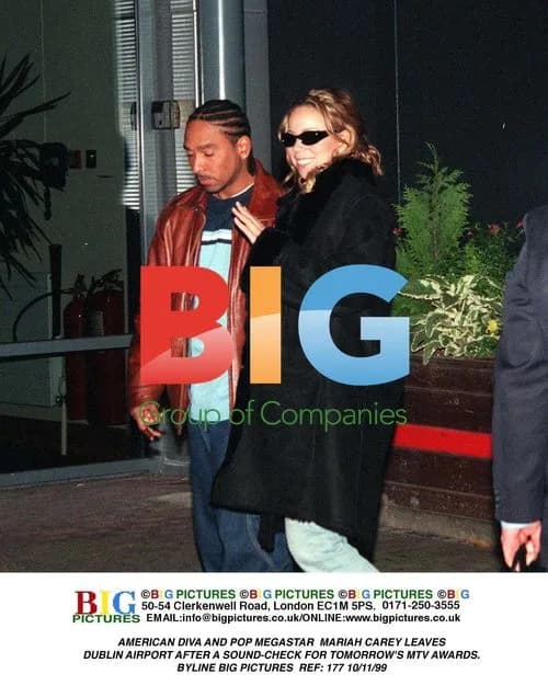 Mariah Carey Leaves Dublin Airport