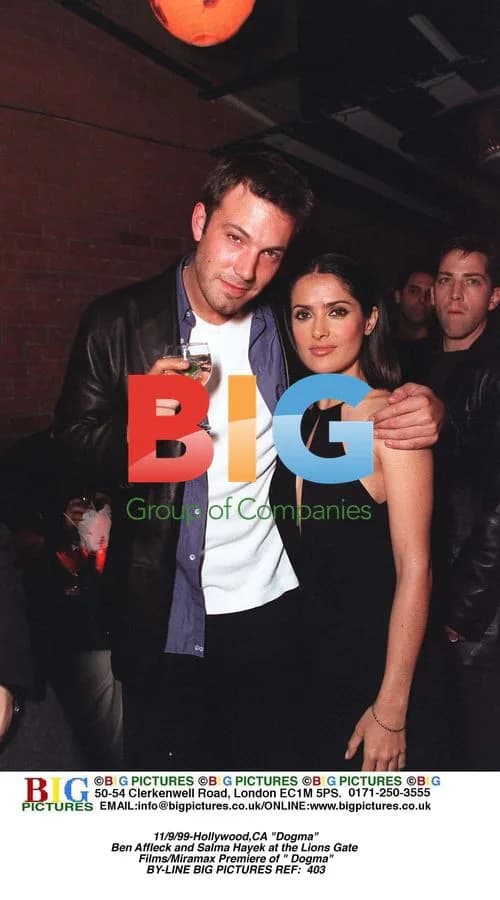 Ben Affleck and Salma Hayek at 'Dogma' Premiere
