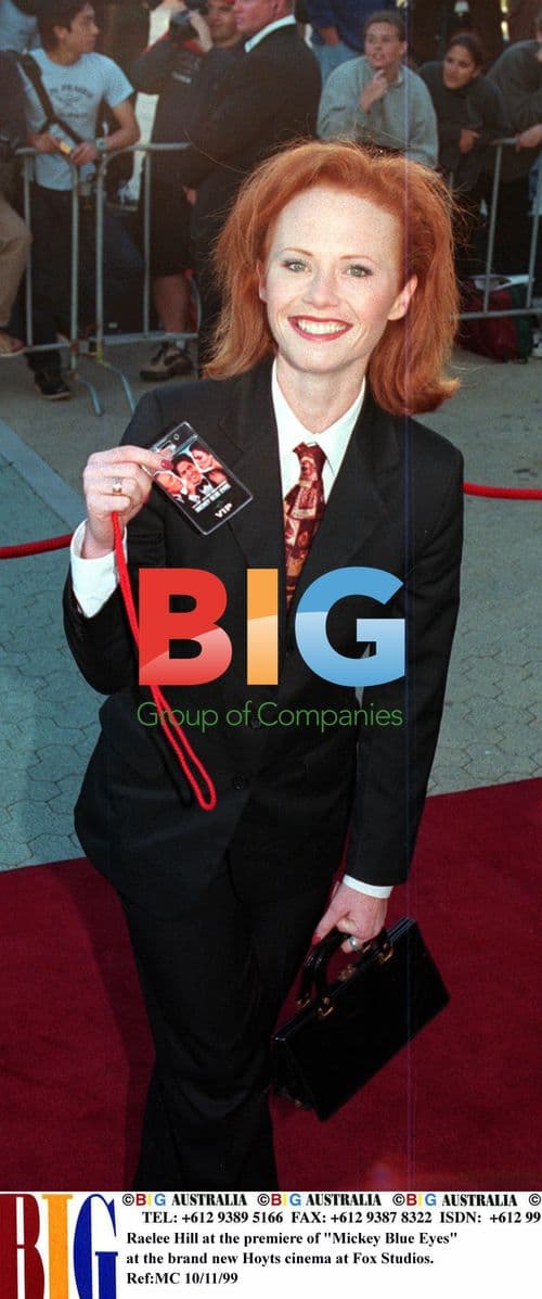 Raelee Hill at Mickey Blue Eyes Premiere